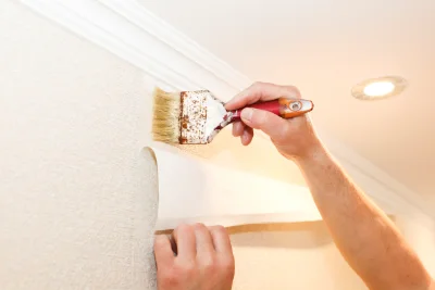 Pose de papier peint à Doumy — revêtements muraux et toiles de verre
